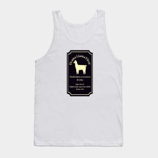 Potion Label: Drama Llama Elixir, Halloween Tank Top